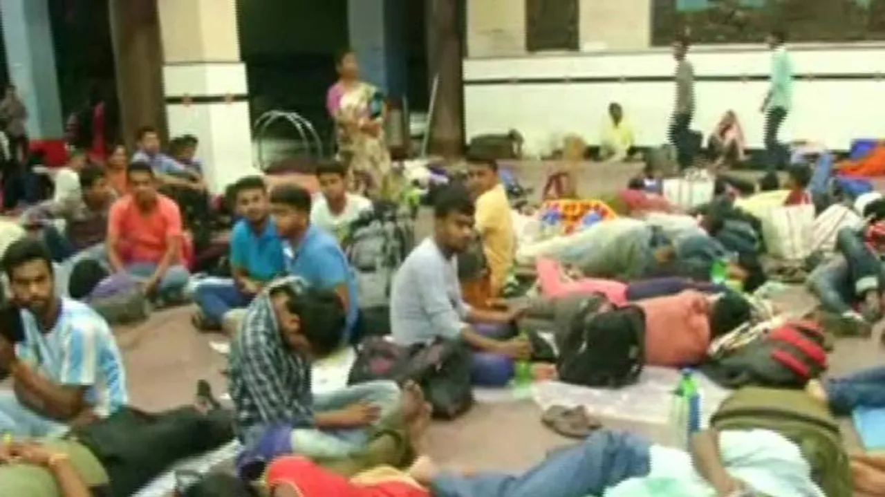 RRB Group D Exam Cancelled: Railway Job Aspirants Stranded at BBSR Station