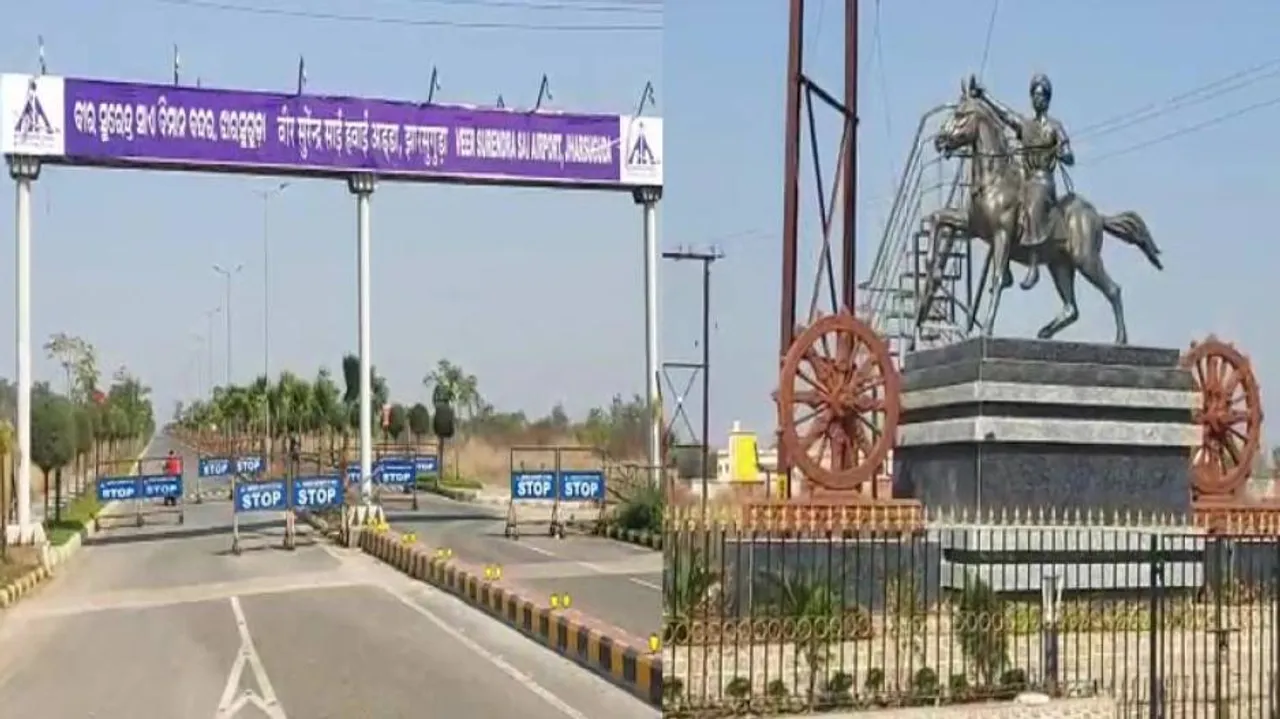 Odisha: Veer Surendra Sai Statue Unveiled At Jharsuguda Airport
