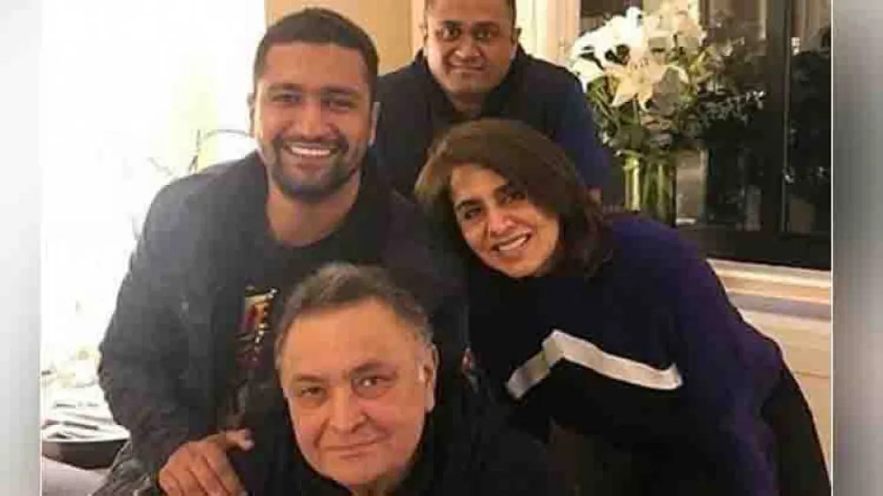 Vicky Kaushal meets Rishi, Neetu in US