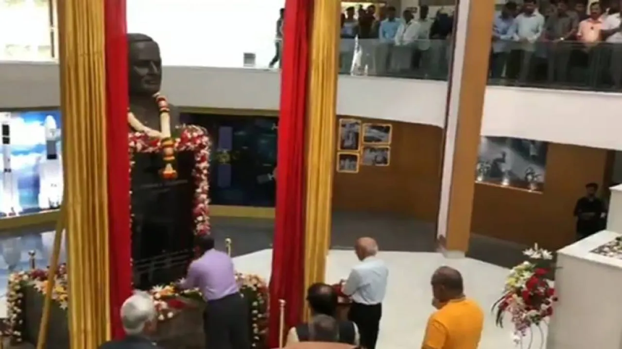 ISRO unveils bust of space pioneer Sarabhai in Bengaluru