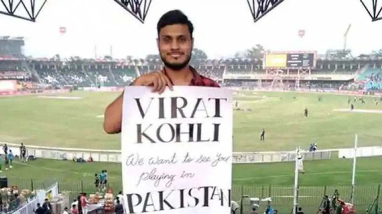 Fan Urges Kohli To Play In Pakistan