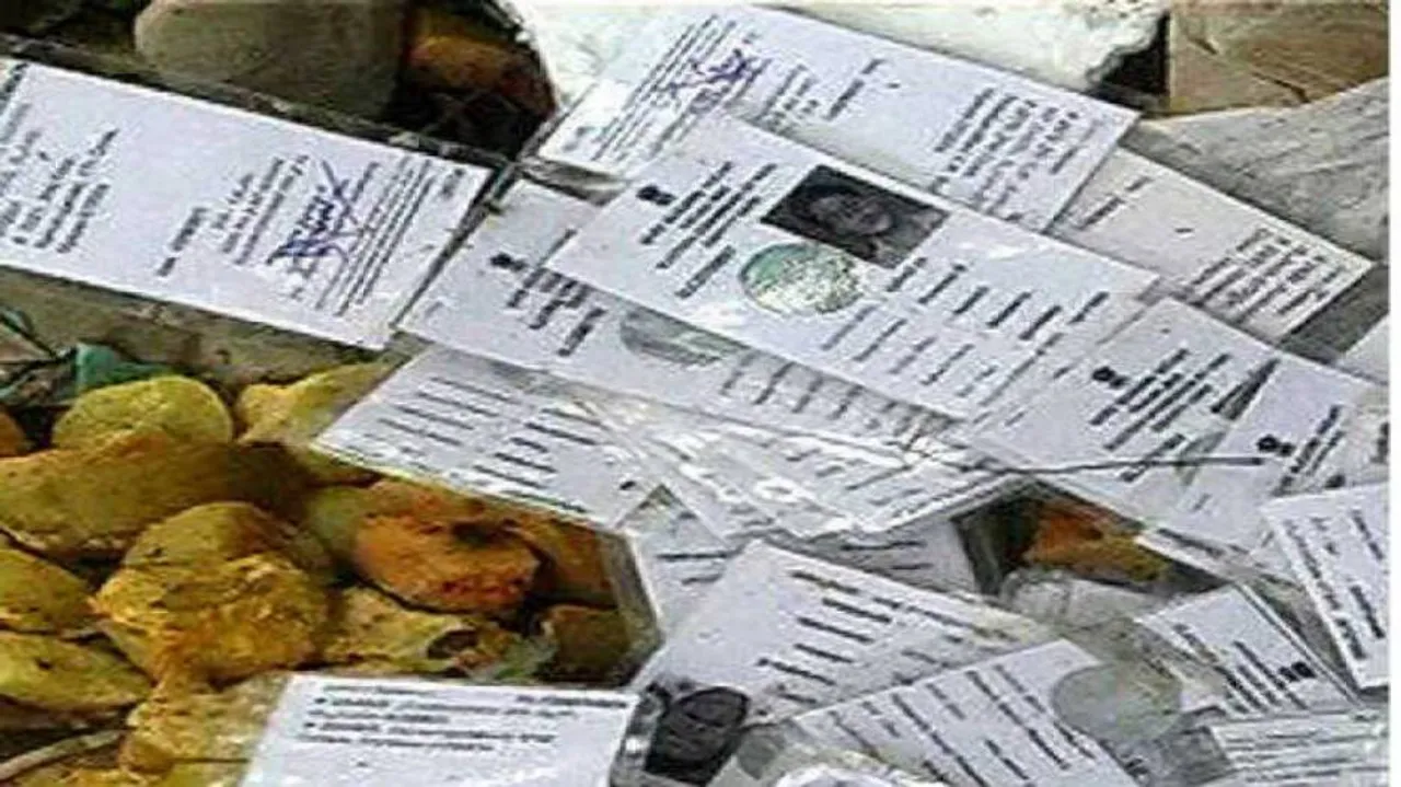 200 abandoned Voter ID cards found in garbage