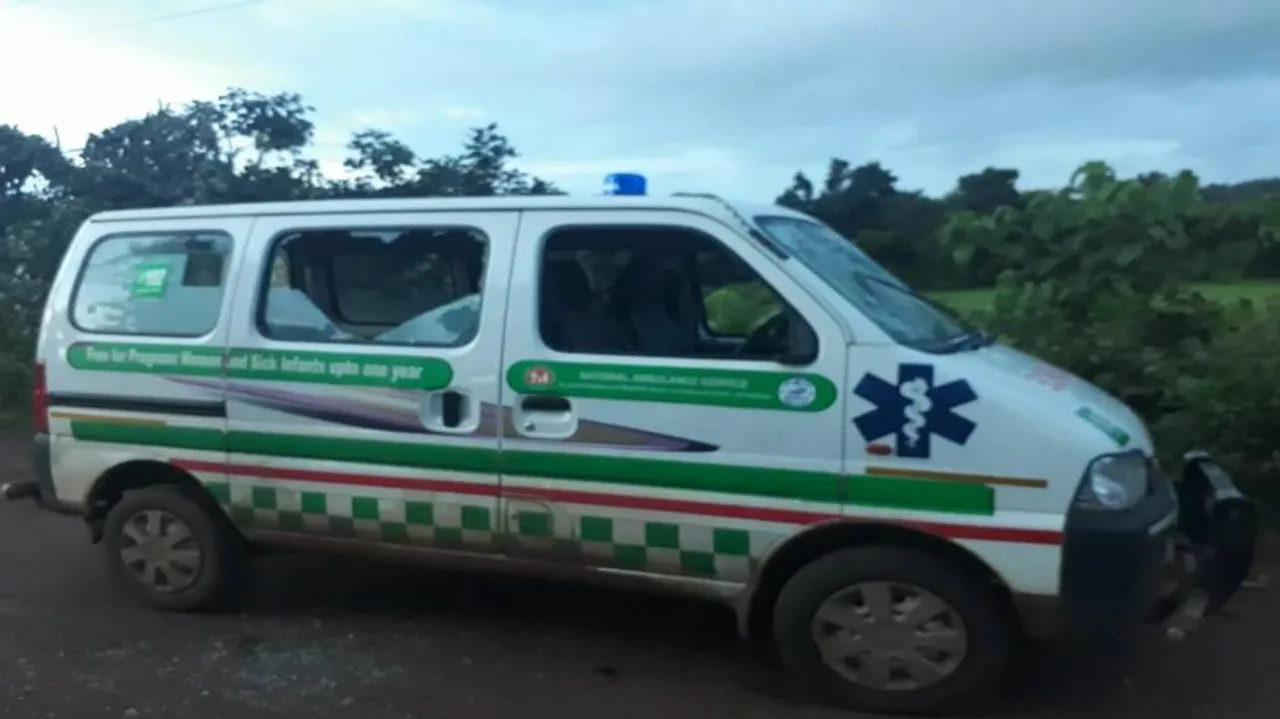 Mob ransacks ambulance after delay following death of 2 girls