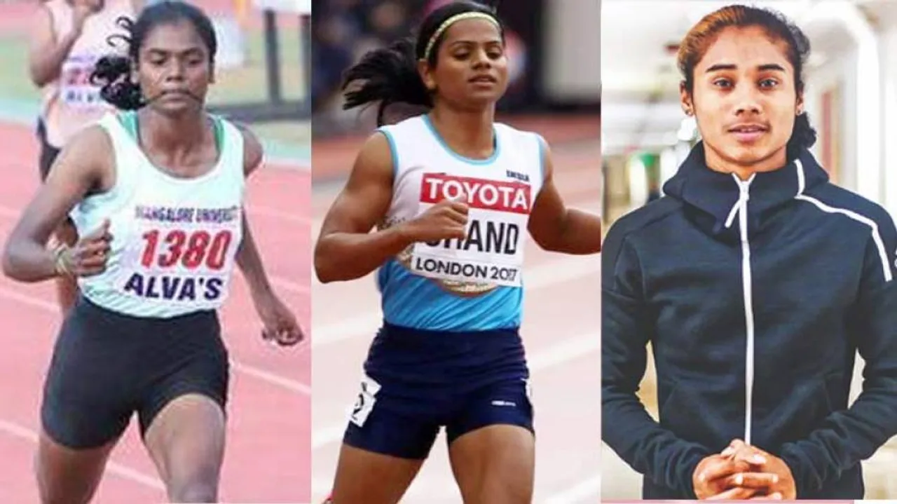 Women's 100m Sprint Final: Dhanalakshmi Beats Dutee Chand To Win Gold, Hima Disqualified