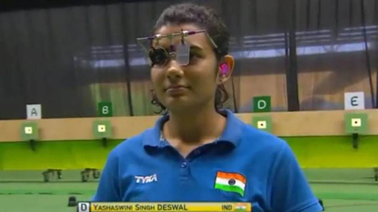 Yashaswini shoots down gold, secures 9th Olympic quota for India