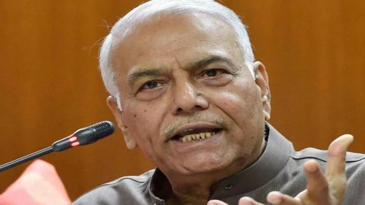 Take note of what judges said, raise your voice: Yashwant Sinha