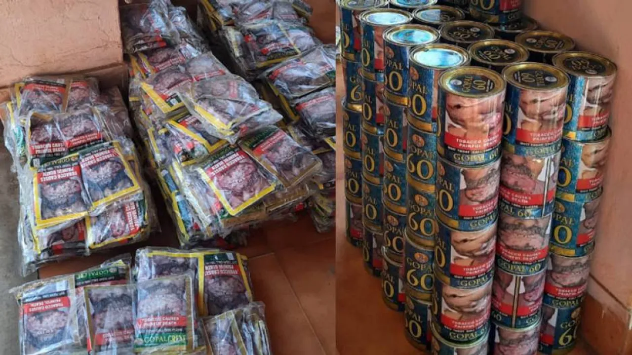 Odisha: Duplicate Zarda Manufacturing Unit, Godown Busted in Khurda; 2 Detained