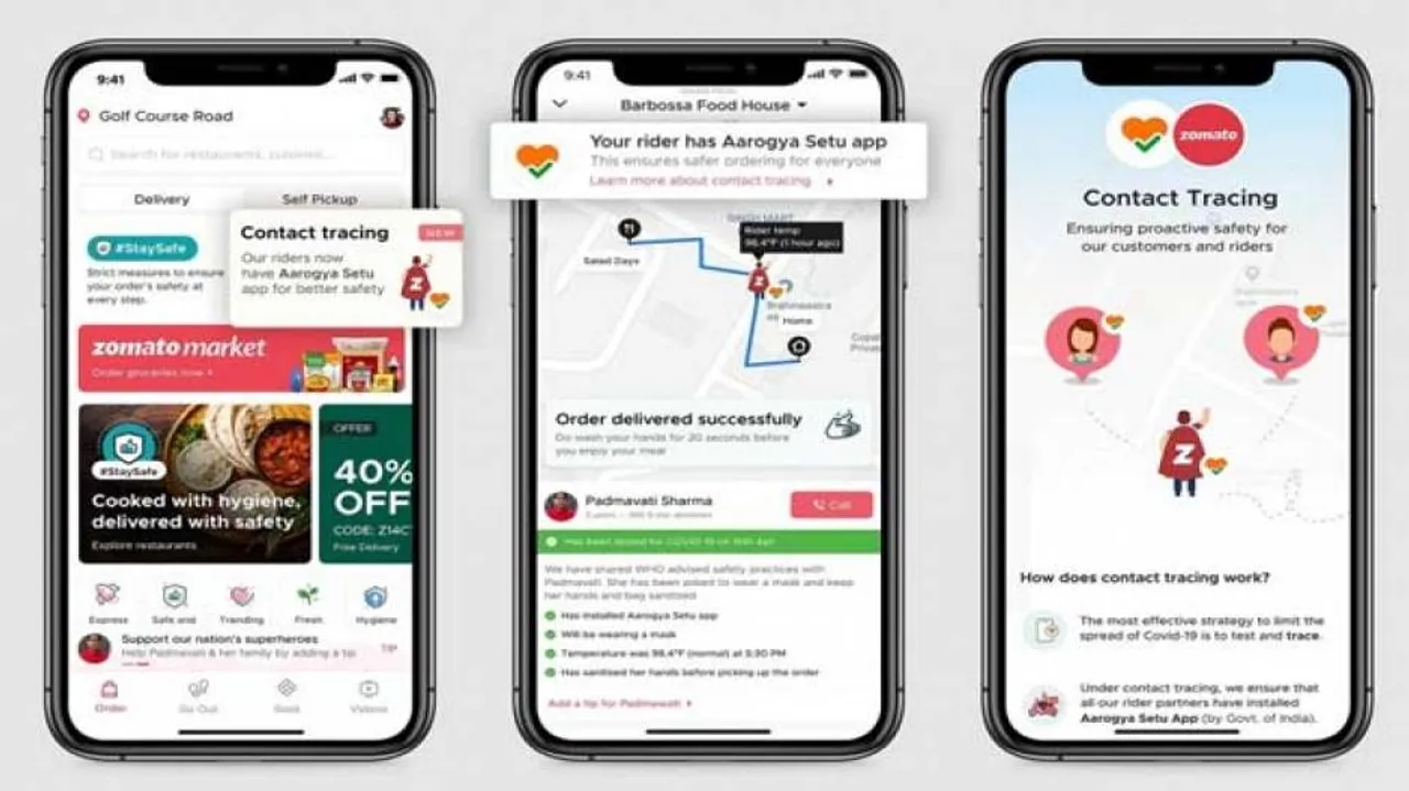 Zomato makes it mandatory for delivery partners to install Aarogya Setu App