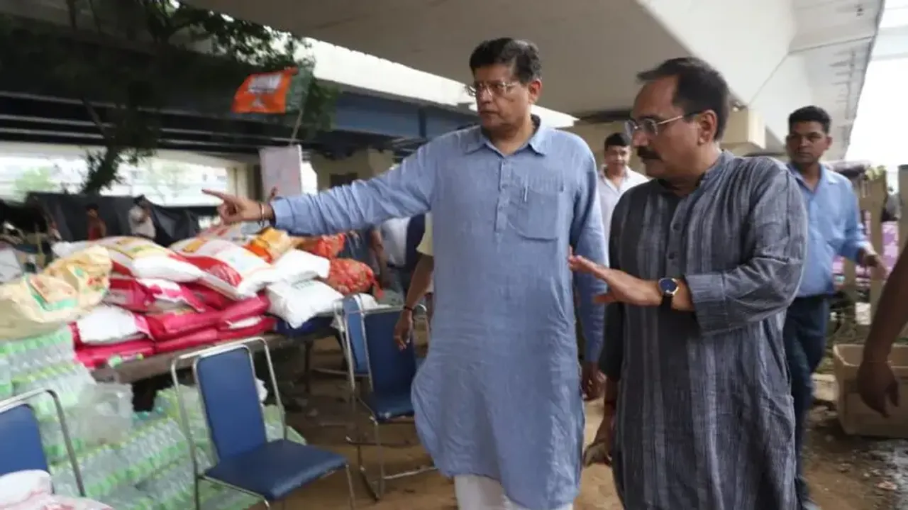 Delhi flood: BJP National VP Baijayant Panda visits relief camp, interacts with flood victims  