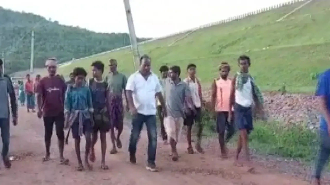 Villagers make engineer walk for 3 km over non-release of water to canal in Odisha’s Mayurbhanj  