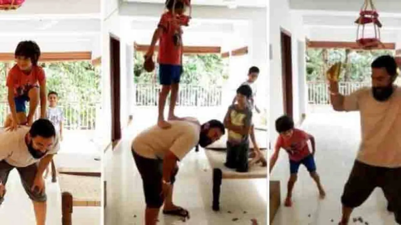Aamir Khan's Janmashtami celebration with son Azad is Aww-dorable!