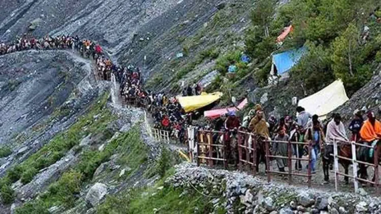Amarnath Yatra Resumes After Daylong Suspension