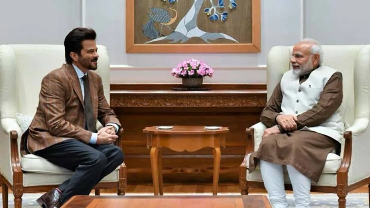 Bollywood actor Anil Kapoor meets PM Narendra Modi; Here's what he said!