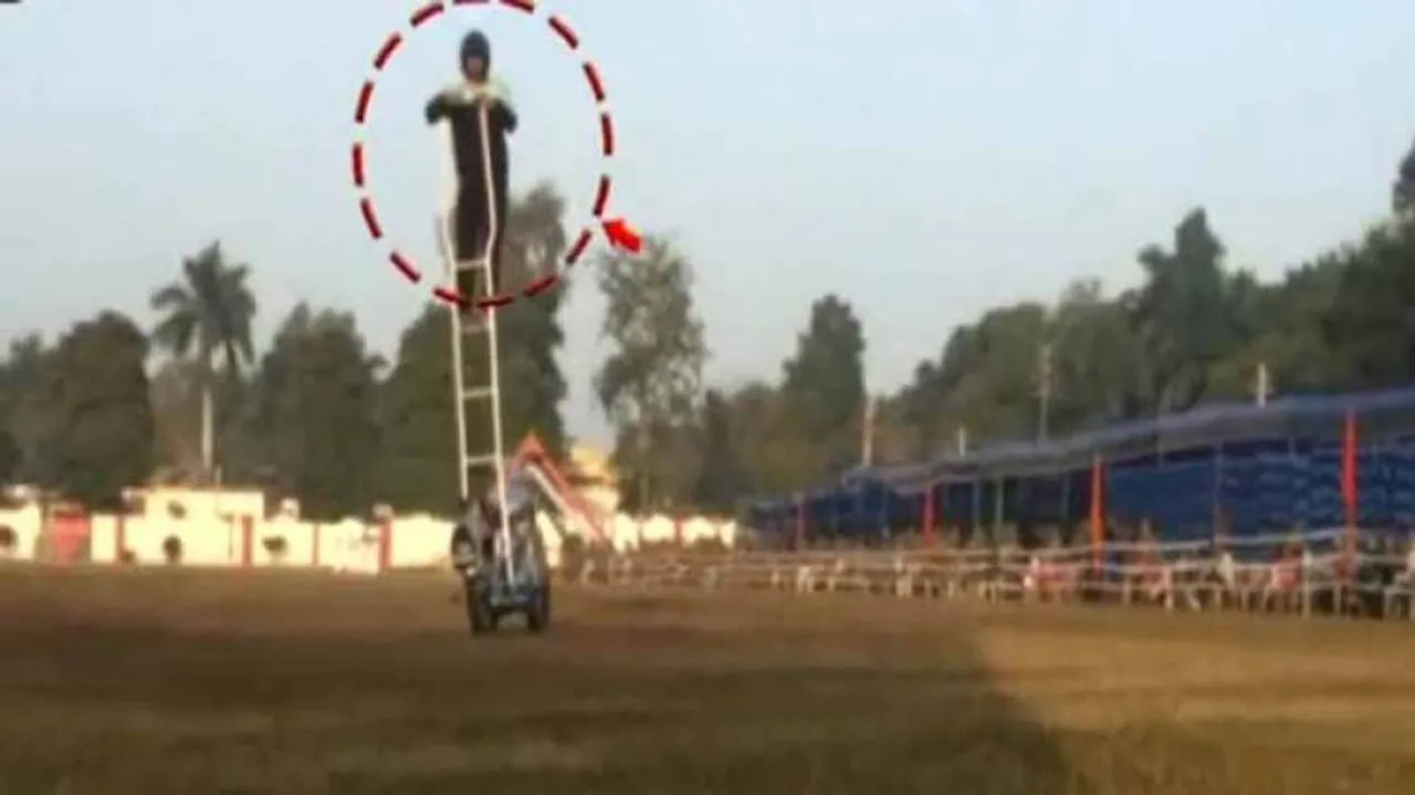 Odisha Jawan Sets World Record With Gravity-Defying Stunts