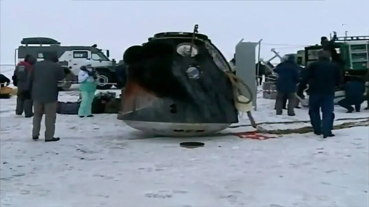 3 astronauts return to Earth after months in space