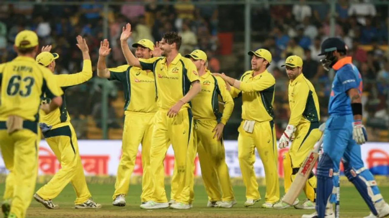 Australia beat India in 4th ODI