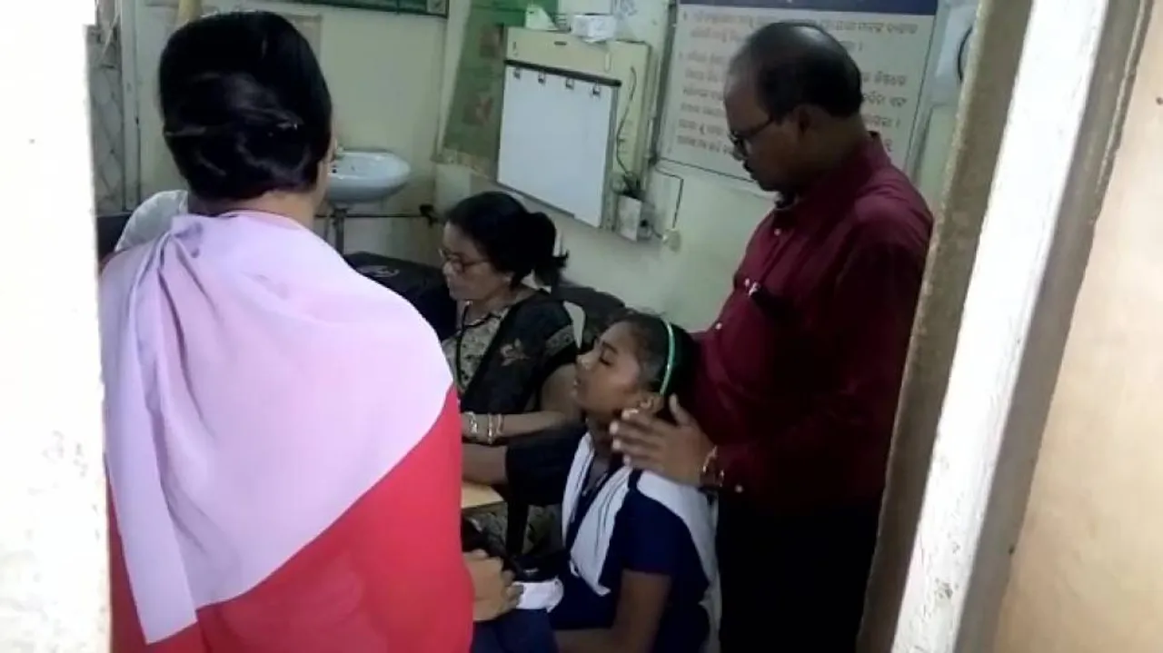 chemical gas leak in balia saraswati sishu vidya mandir