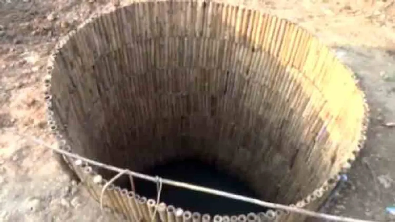 Bamboo wells replace concrete ones in Rayagada’s Sindhipanga village