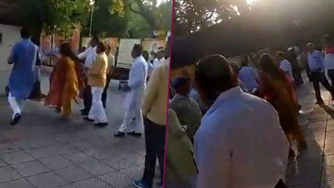 Delhi BJP Leader Slaps Wife In Party Office, Loses Post
