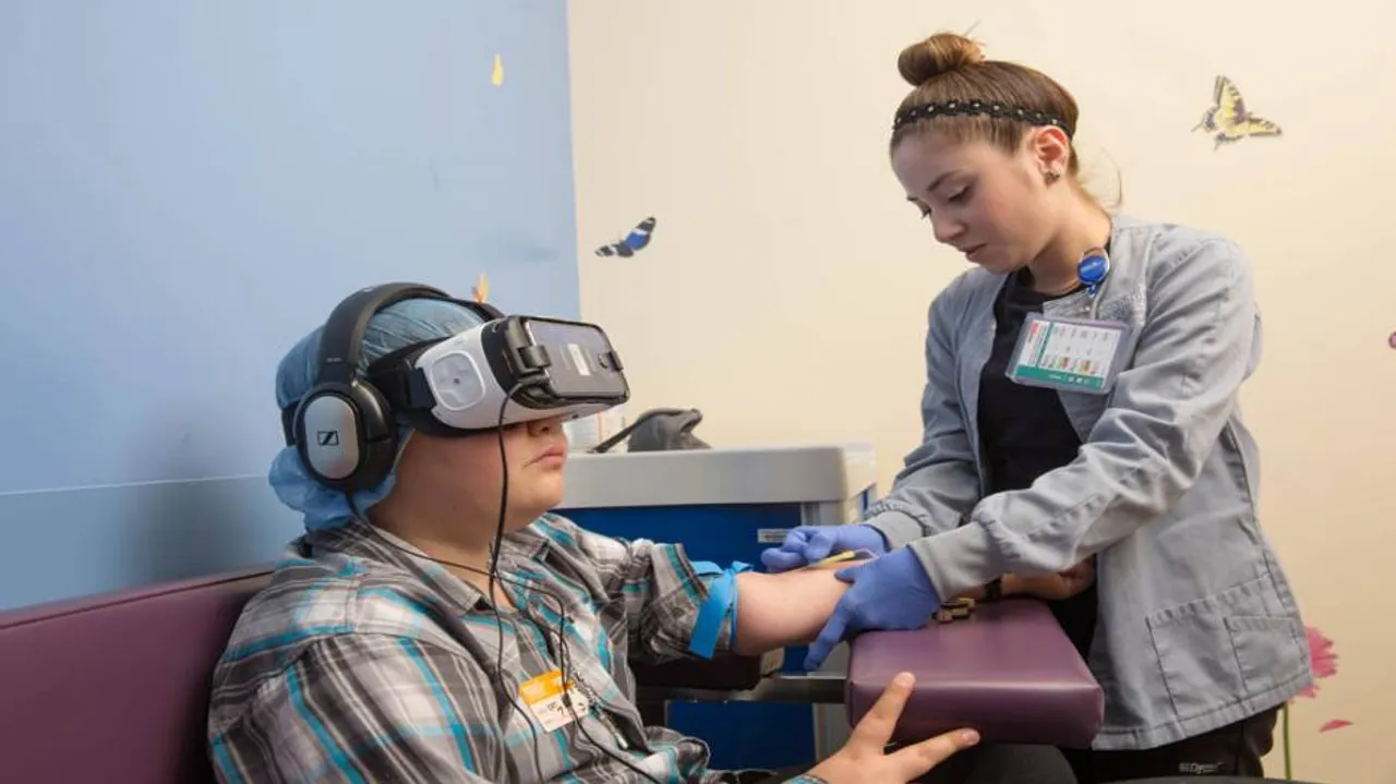 VR game may reduce pain while drawing blood: Study