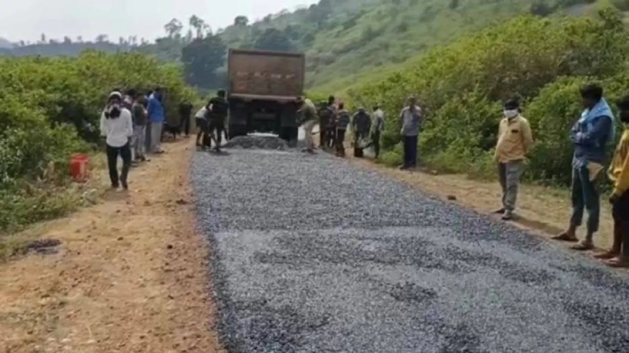 Border Row: AP Starts Road Construction At Dispute Site In Koraput Defying Status Quo