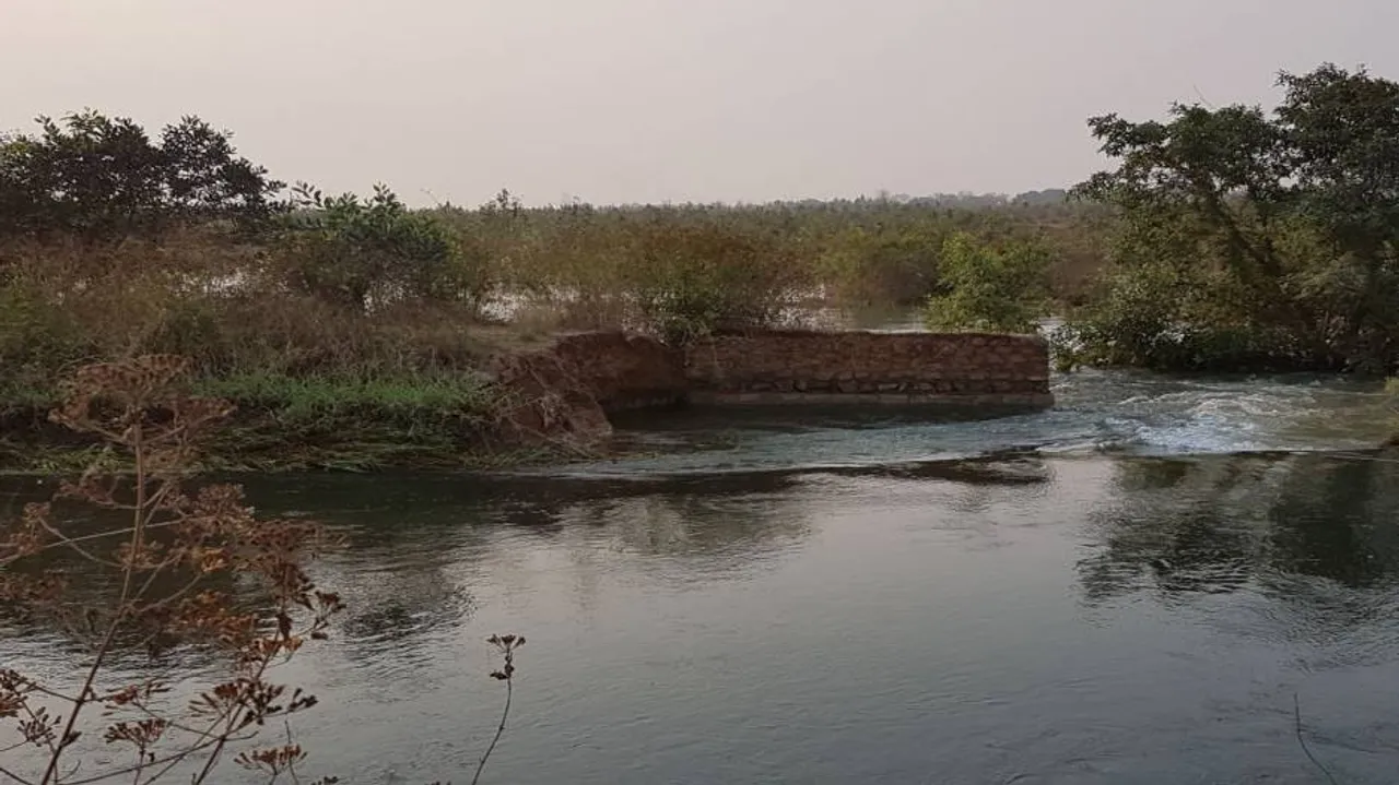 Farmlands submerged in canal breach