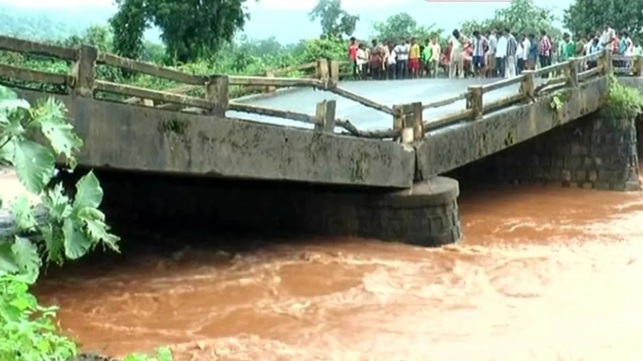 Bridge caves in, traffic hit on NH-49 in Deogarh