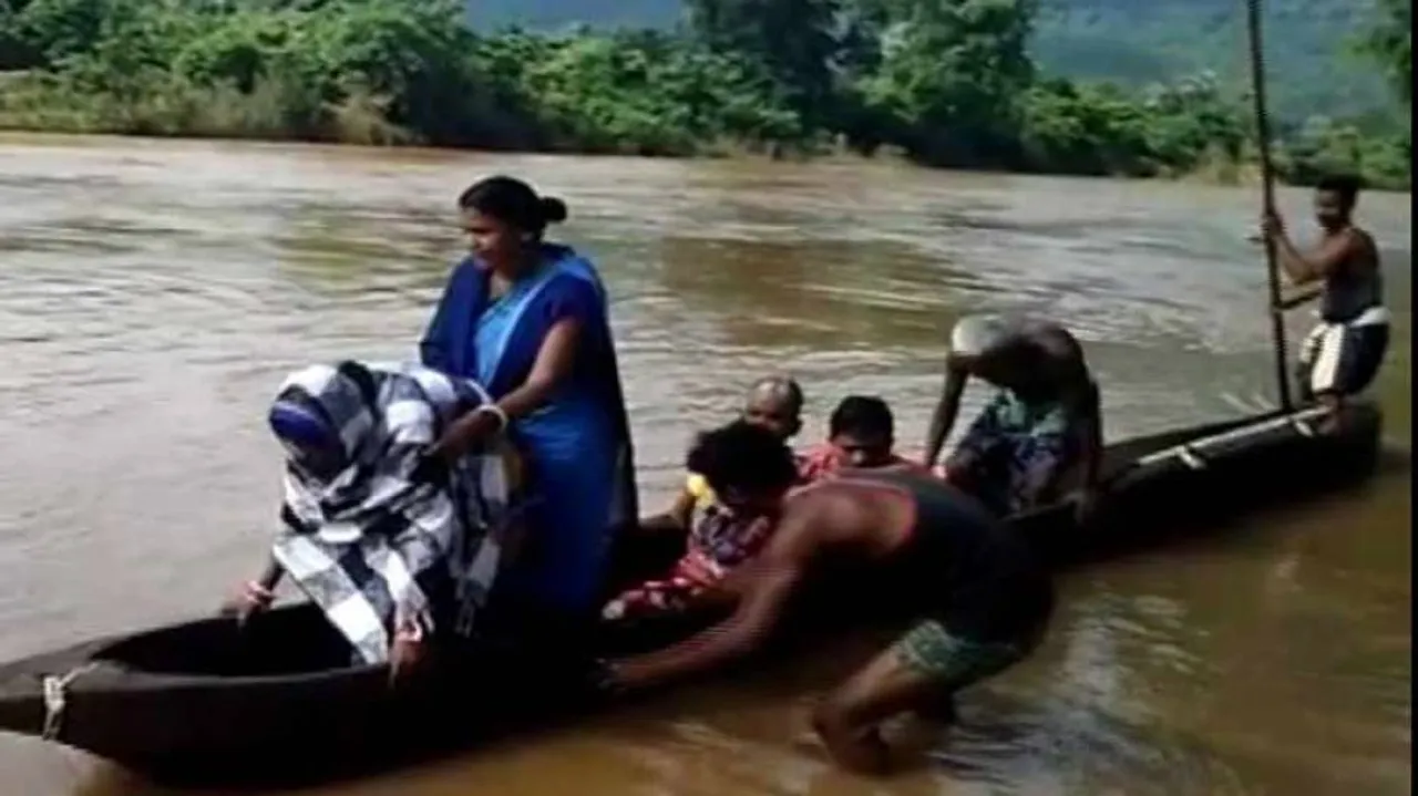 Woman in labour crosses river on boat to reach hospital, delivers twins
