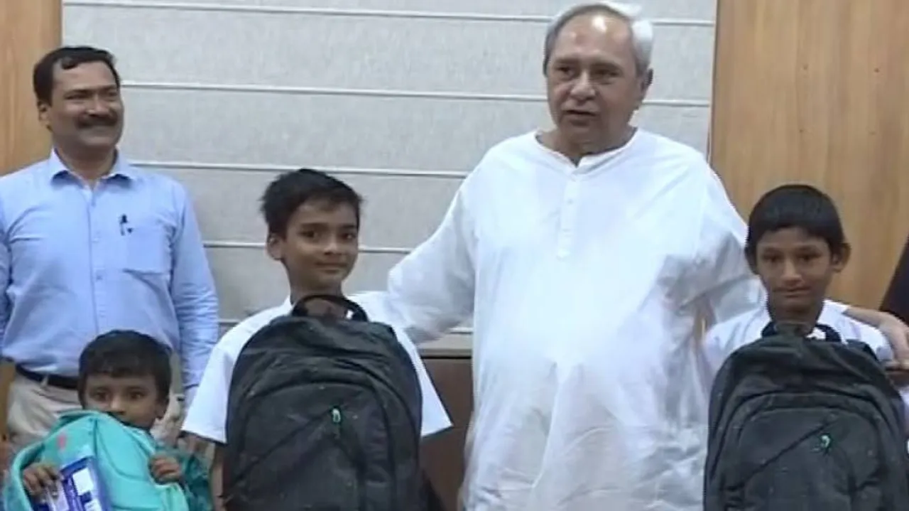 Odisha CM Naveen Felicitates Two School Kids For Act Of Bravery