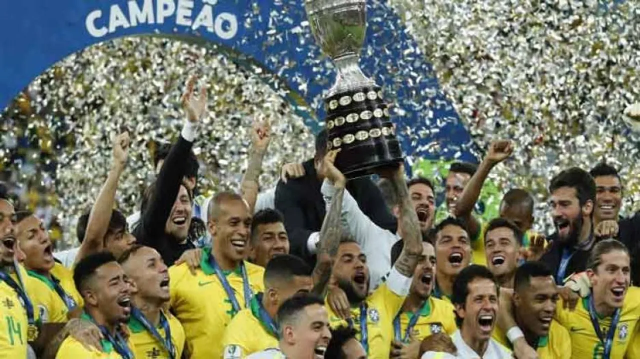 Brazil beat Peru 3-1 to win 9th Copa America title