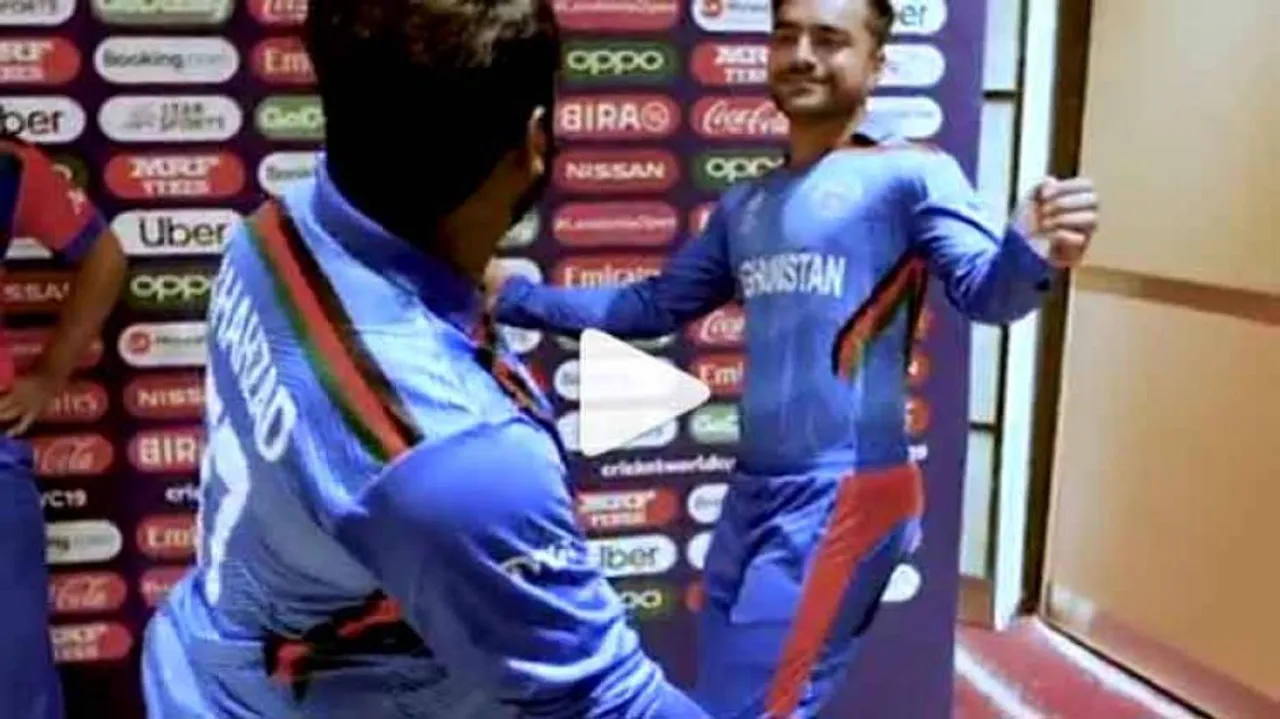 Watch: Afghanistan Cricket players shake a leg on Bollywood song!