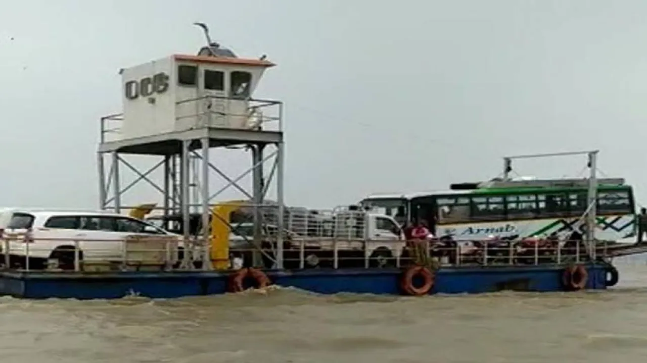 Floating Bridge Vessel Gets Stuck In Chilika, 80 Passengers Rescued