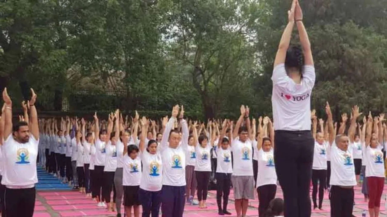 China celebrates International Yoga Day