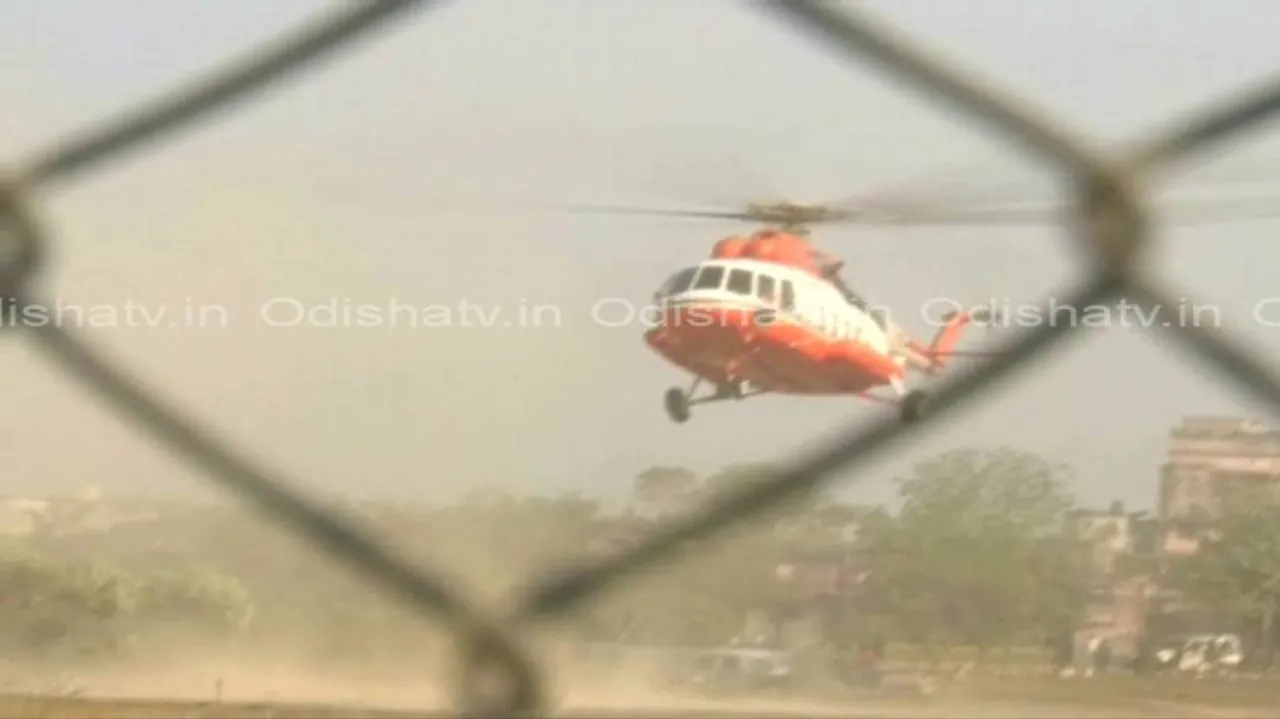 After loot by rebels, Ration delivered to BSF in cut-off areas by chopper