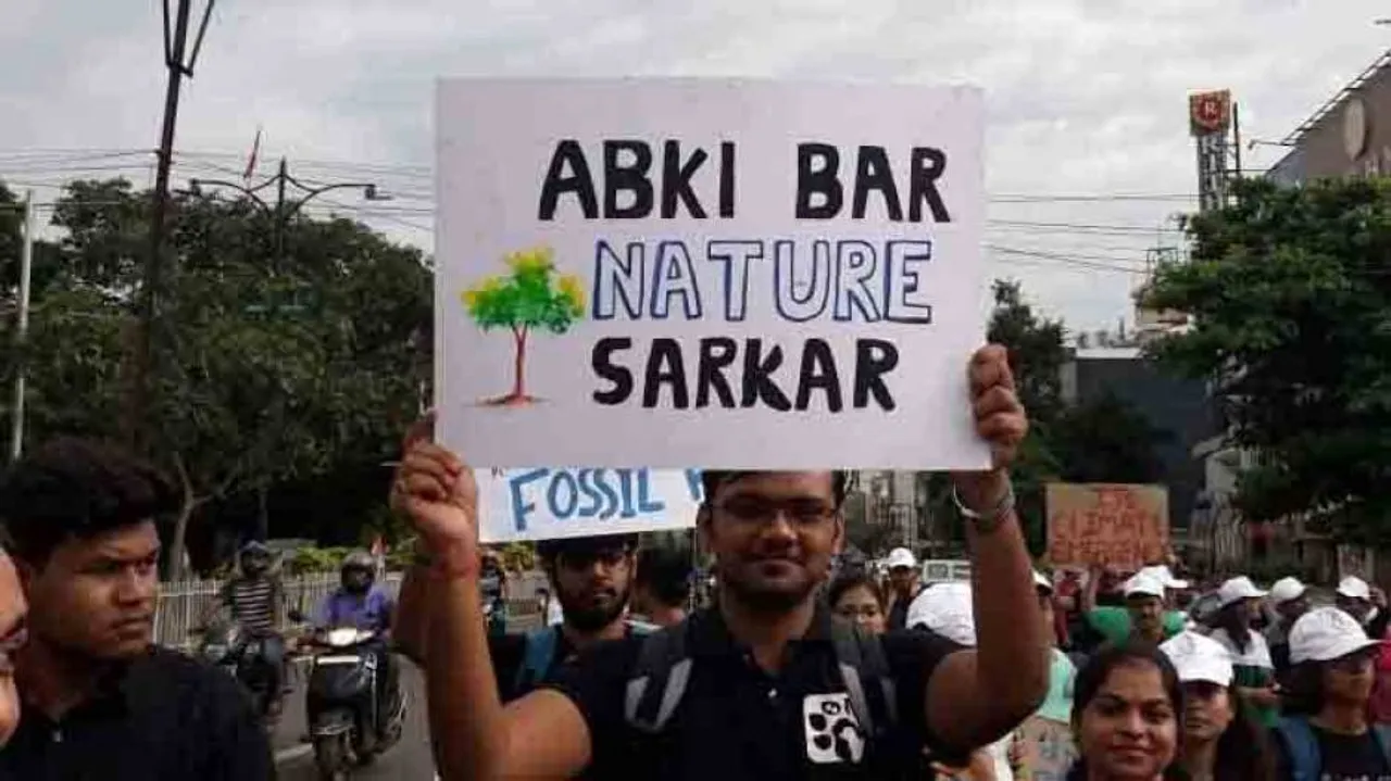 Rally Over Inaction Towards Climate Change Held In Bhubaneswar