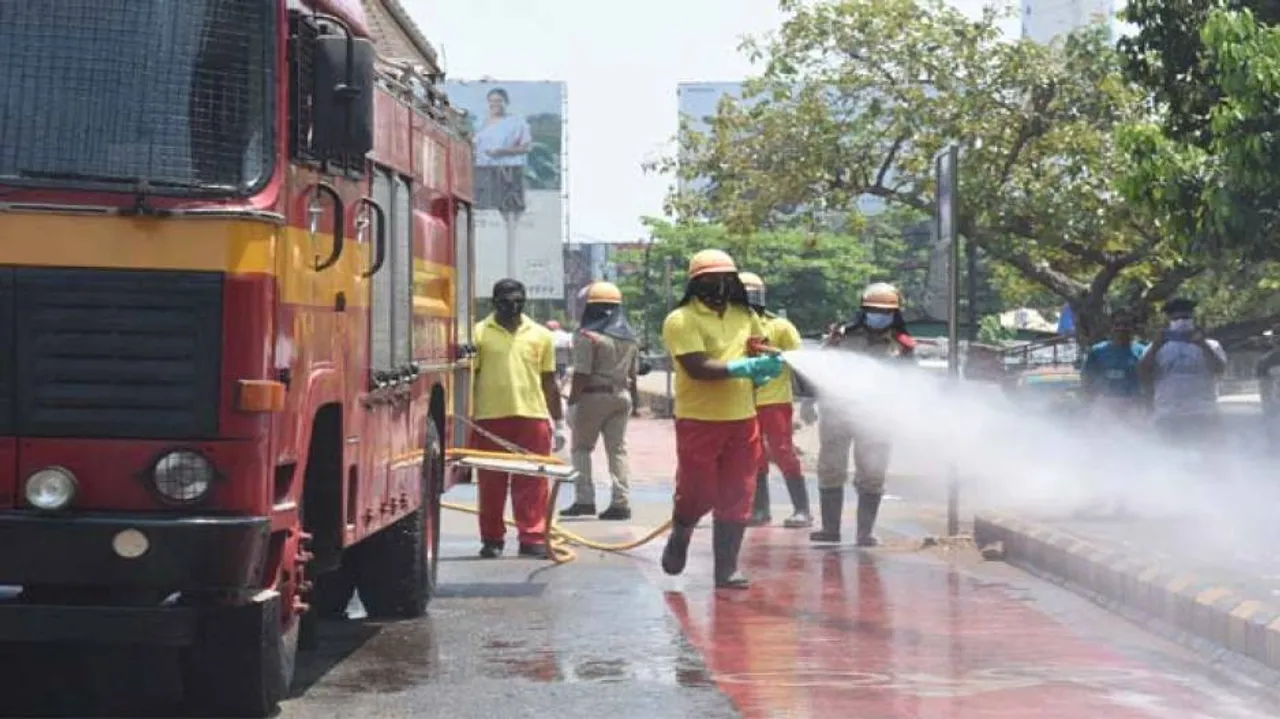 Odisha Fights Corona: Disinfection Of Public Places Begins In Bhubaneswar