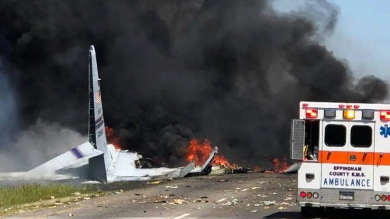 9 dead in US military plane crash