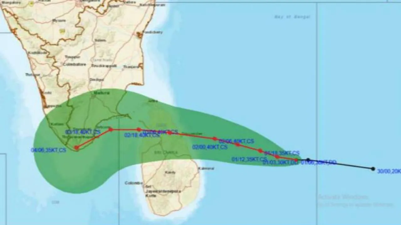 Deep Depression To Intensify Into Cyclonic Storm; Alert For South Tamil Nadu, Kerala Coasts