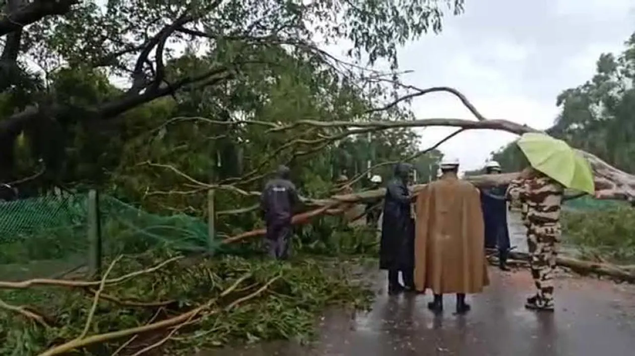 Cyclone Bulbul Makes Landfall, Rain & Squally Wind Lash Odisha