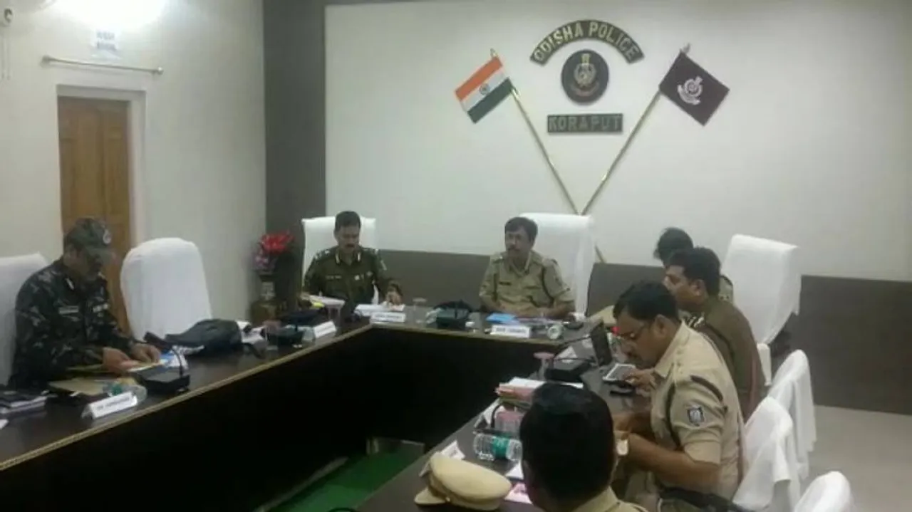 Odisha Police DG Abhay Reviews Anti-Maoist Ops In Koraput