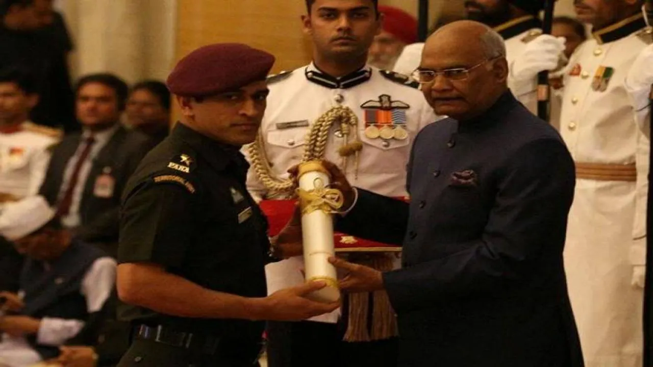 Dhoni among 43 presented Padma awards