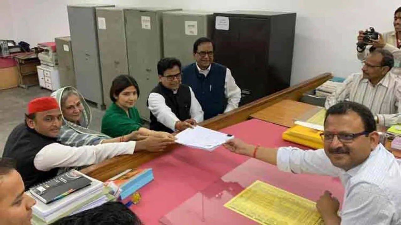 Dimple files nomination for Kannauj LS seat