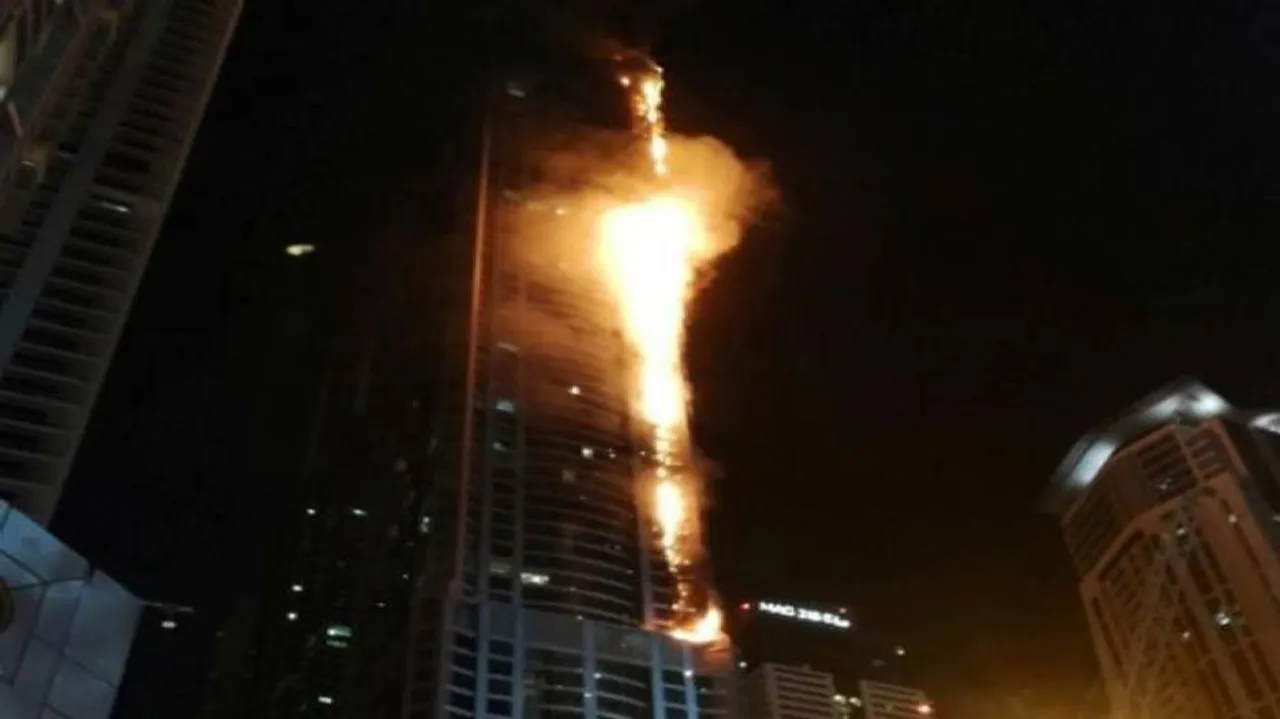 Massive fire rips through Dubai's Torch Tower