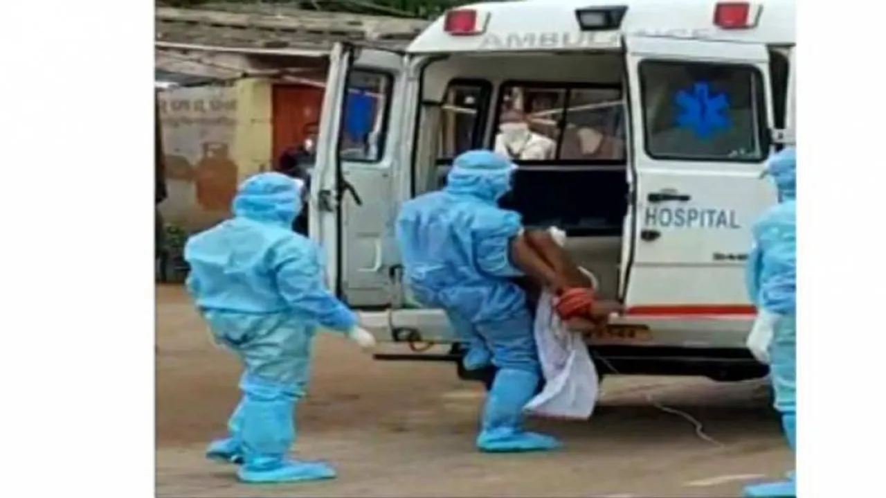 Elderly Man rescued with tied hands, legs; Taken to Hospital In Bhubaneswar