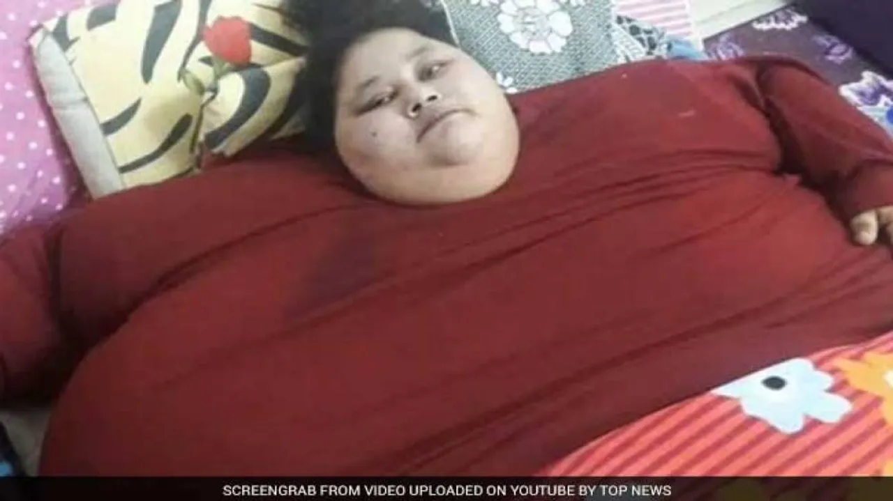 500 kg Egyptian woman reaches Mumbai to 'lose' weight