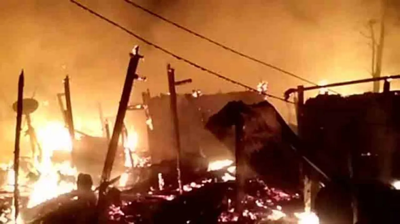 25 houses gutted in fire mishap in Bhadrak