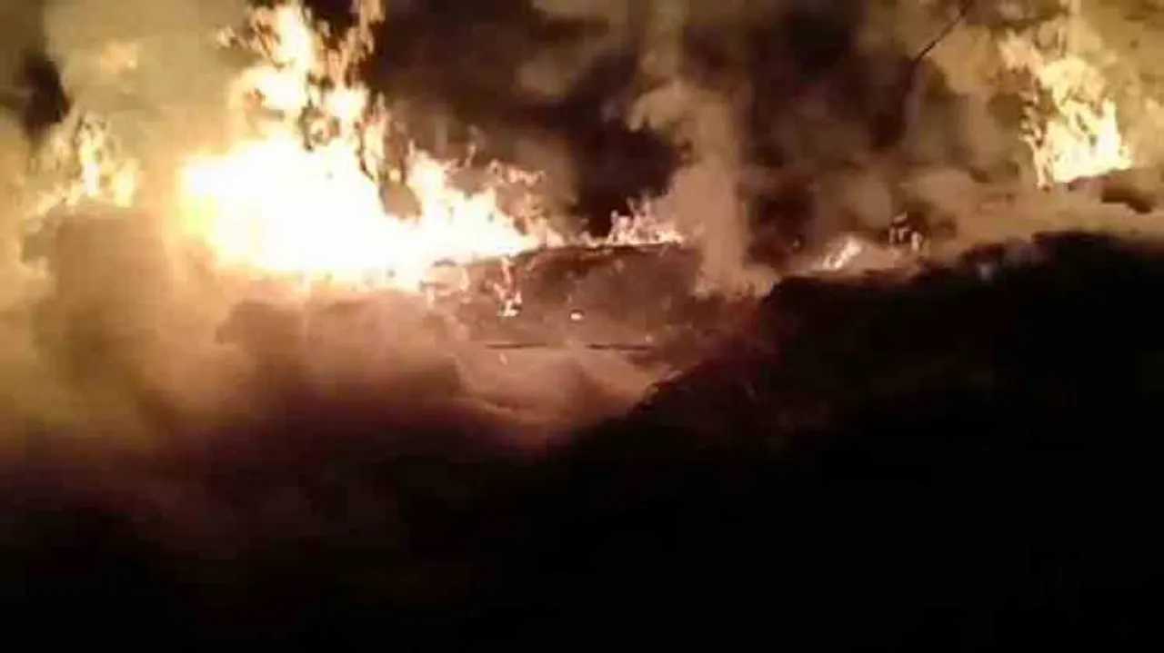 House reduced to cinders after electric short circuit in Athagarh