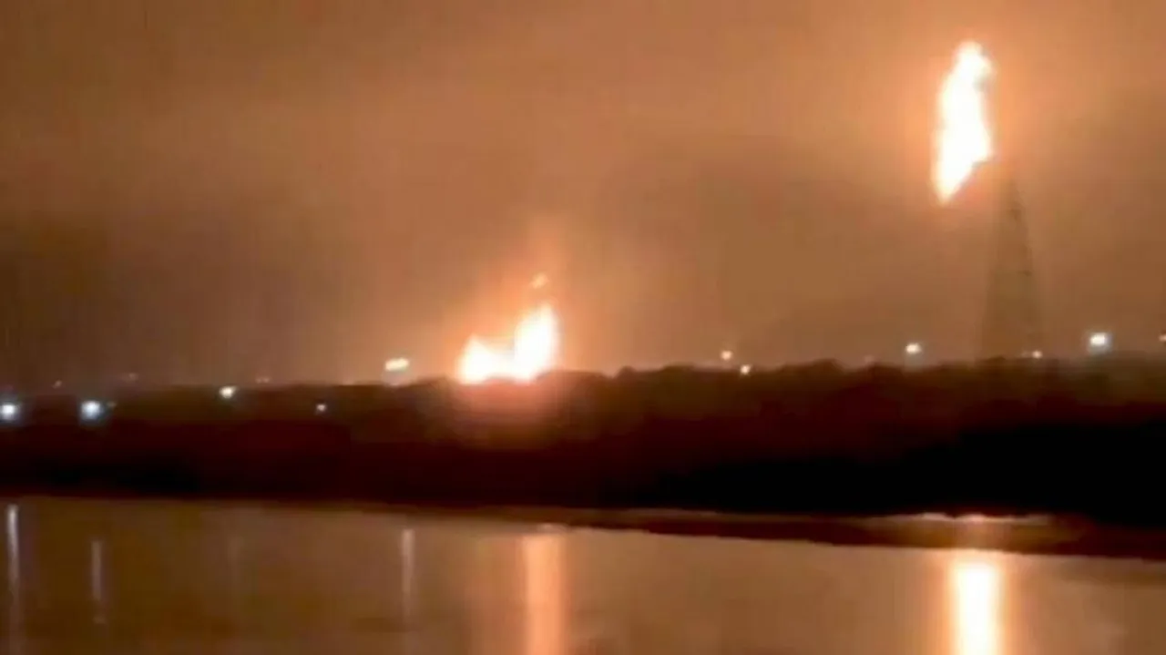Massive Fire Breaks Out At ONGC Plant In Surat
