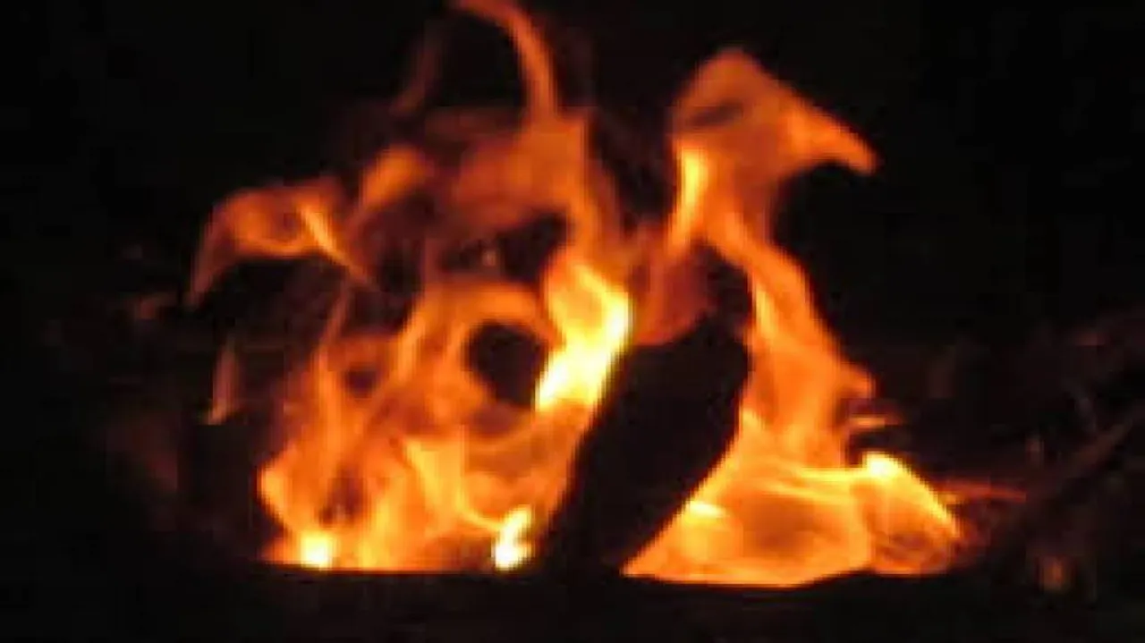 Woman commits 'sati' by jumping on funeral pyre of husband