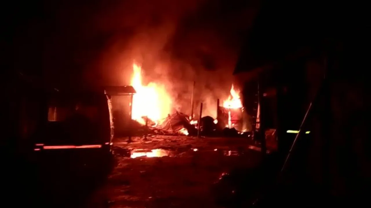 Woman burnt alive in house fire